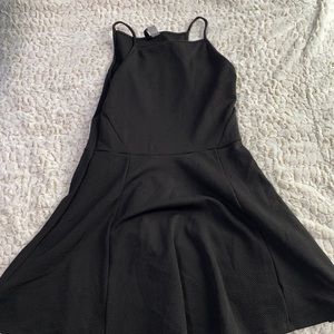 Black skater dress